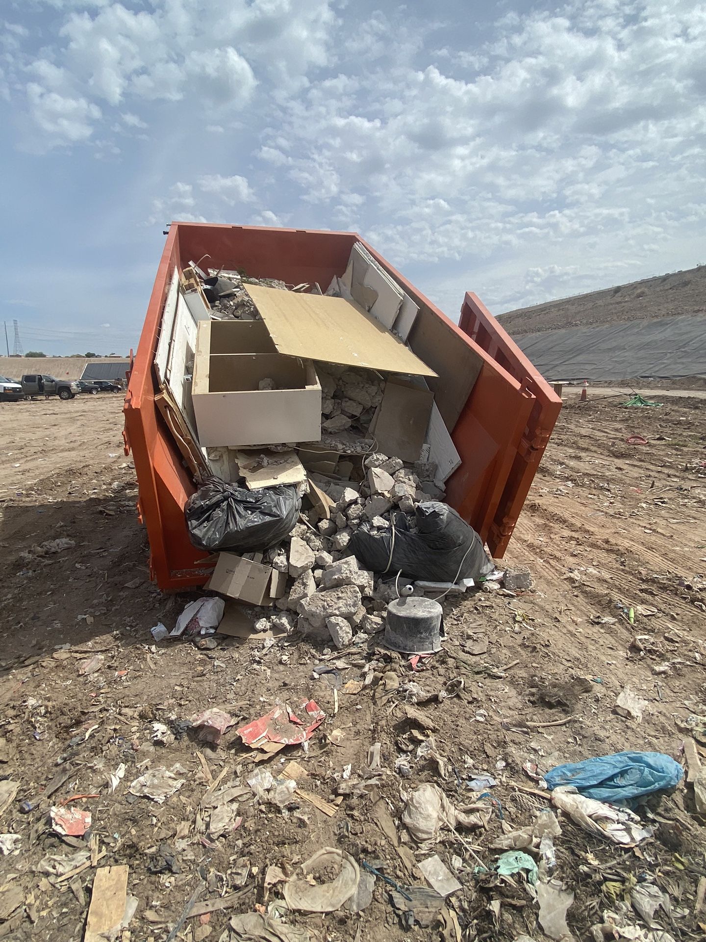 Moving Dumpster