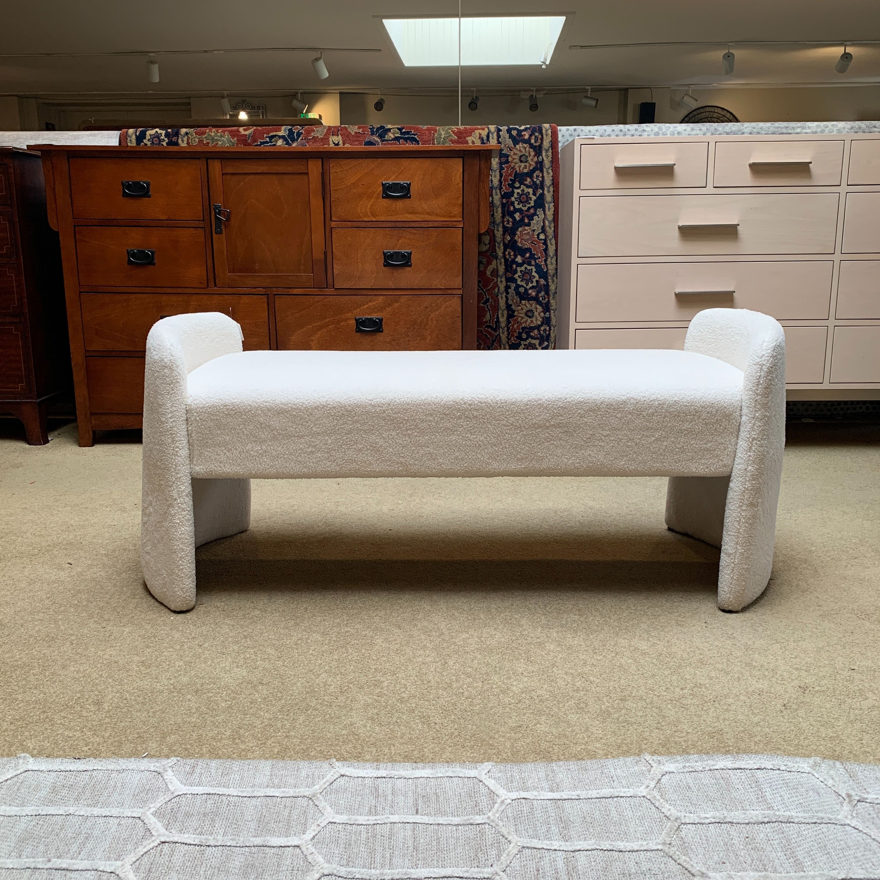 Ivory Accent Bench