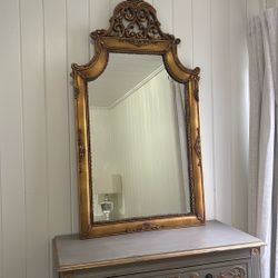 Gold Antique Mirror 