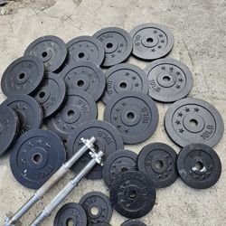 Adjustable Dumbells 2x100 