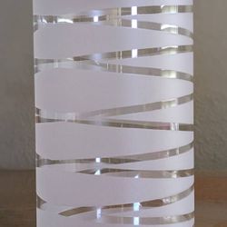 .Pendant light glass shade.