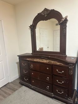 Dark Cherry bedroom set