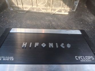 3k Hifonics Amp Work Really Good