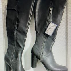 Sexy knee High Black Boots