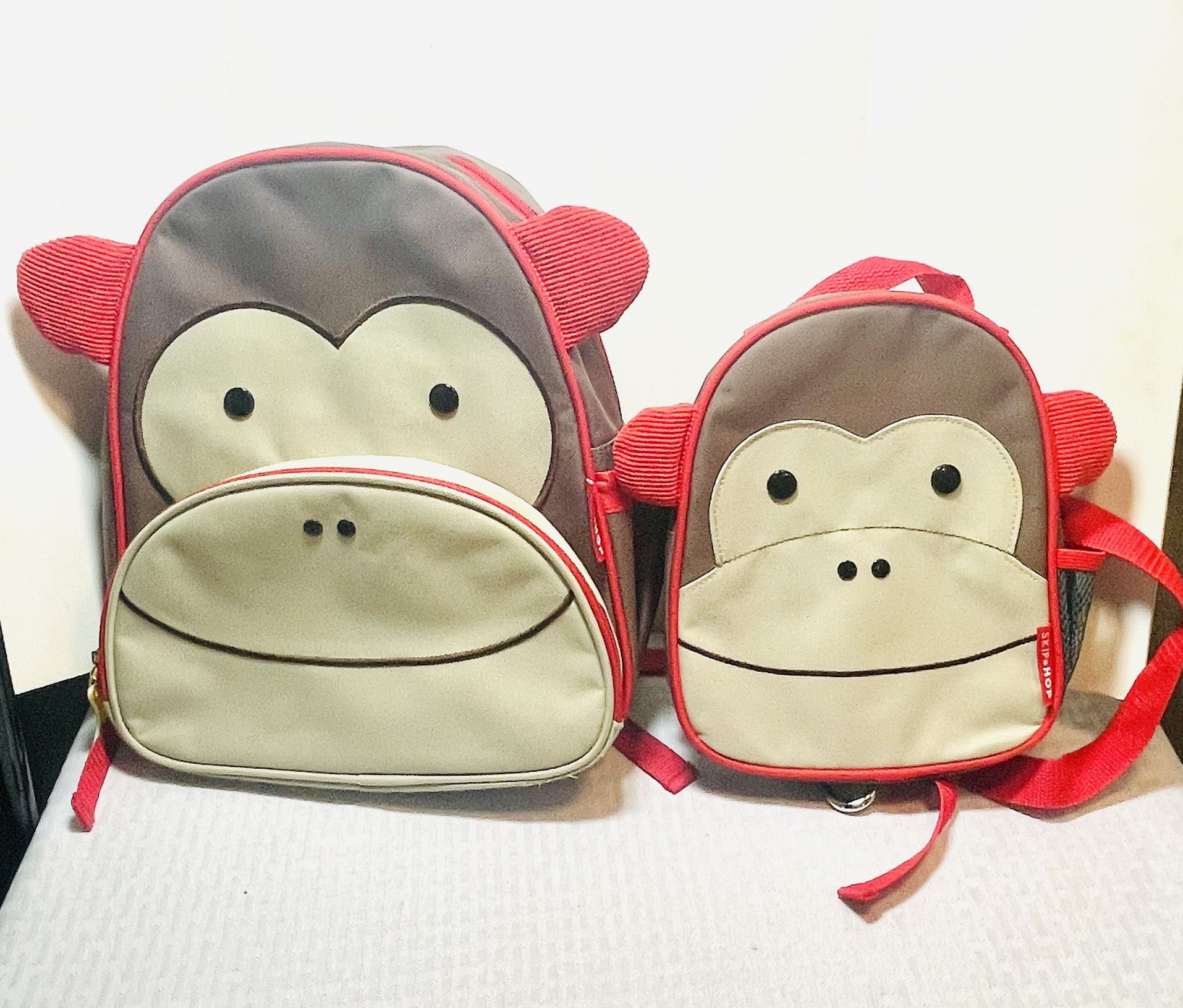 Skip Hop Monkey Backpack Toddlers Kids Small Bookbag lot