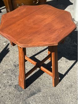 Antique arts and crafts table