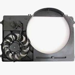 Brand new radiator and condenser fan assembly for 2015-2019 transit fans