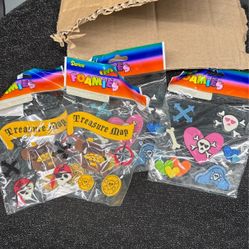 Pirate Themed Foamy Stickers X4
