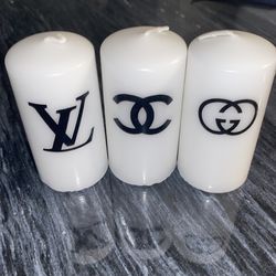 Custom Made Designer Candle Set 