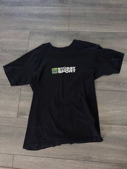 stussy black tee