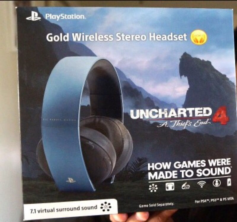 Uncharted 4 theme wireless headset