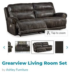 Ashley Grearview Power Reclining Sofa