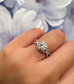 Moissanite Ring Size 5 (New)