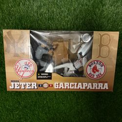 McFarlane MLB 2 Pack Derek Jeter Yankees vs Nomar Garciaparra Red Sox New In Box