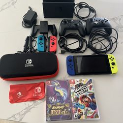 Nintendo Switch Console Bundle (Read Description)