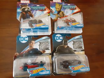 Hot weels- Characters DC& Marvel