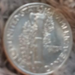 1945D Mercury Dime XF Condition Rare Coin!