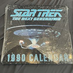 1990 Star Trek Calendar 