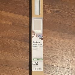 Blackout Roller Shade - Cordless - 34” W x 72” L