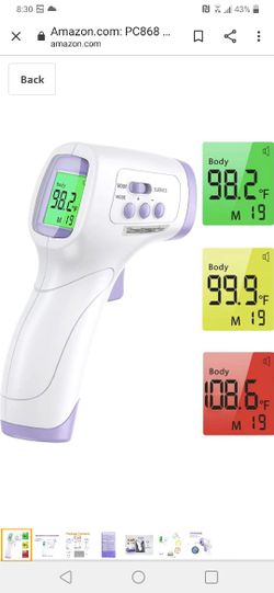 Infrared Thermometer. Model#PC-868