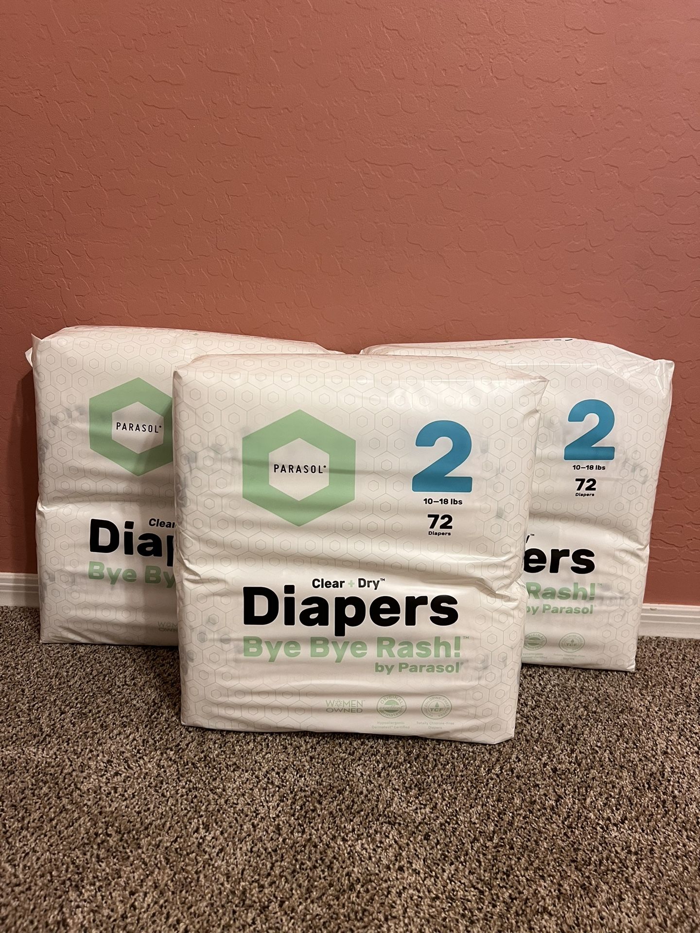 Parasol Diapers Size 2