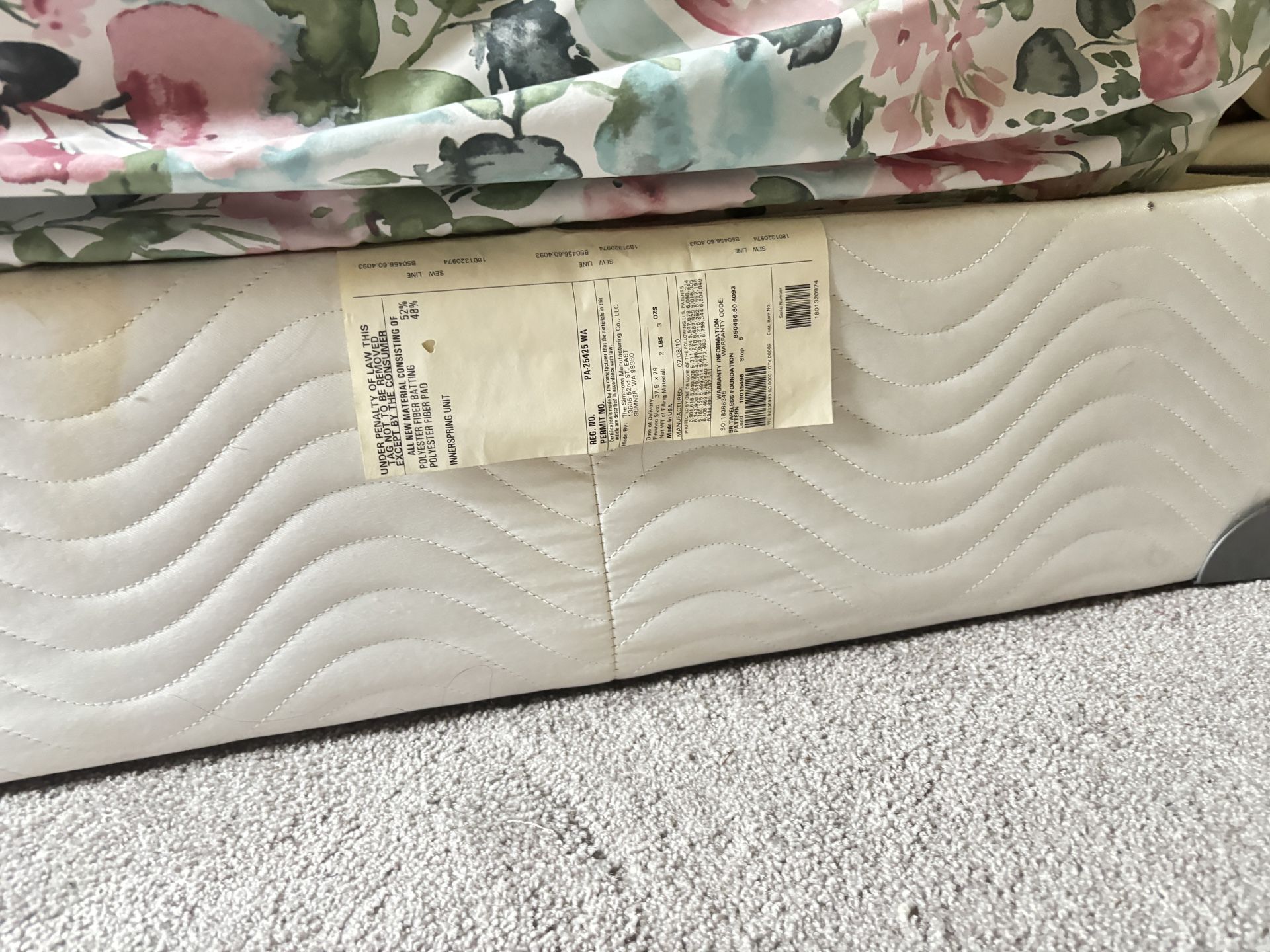 2 Free Spring Box Twin Size
