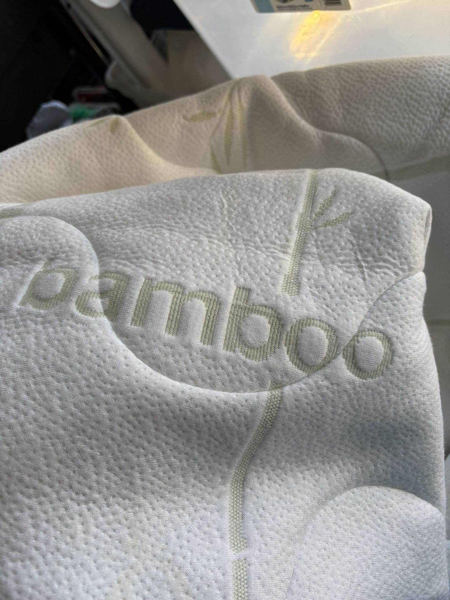 Bamboo King Size Mattress Pad For Split Number Bed