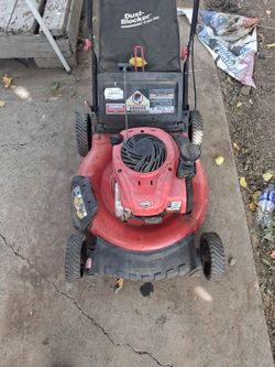Troy-Bilt Gas Push Lawn Mower with Bag