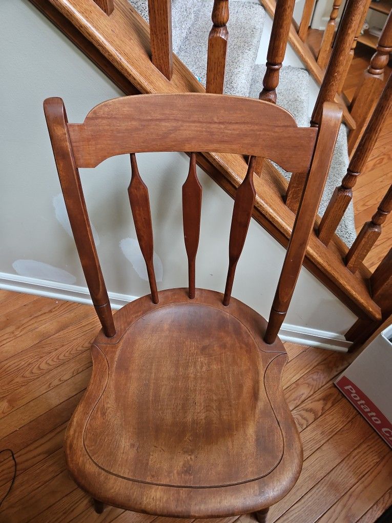 3 Wooden Chairs