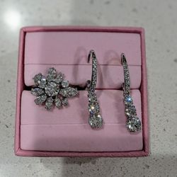 SWAROVSKI CRYSTAL RING  & / or  EARRINGS  
