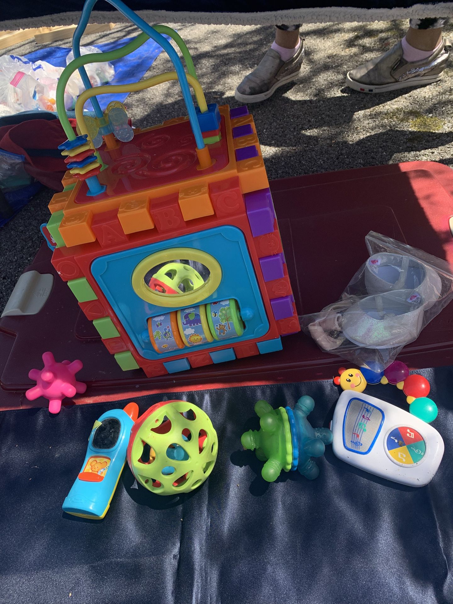 Baby play activity Center with extra baby Toys.
