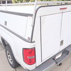 Truck Bed Tool Box With Ladder Rack 8ft Length