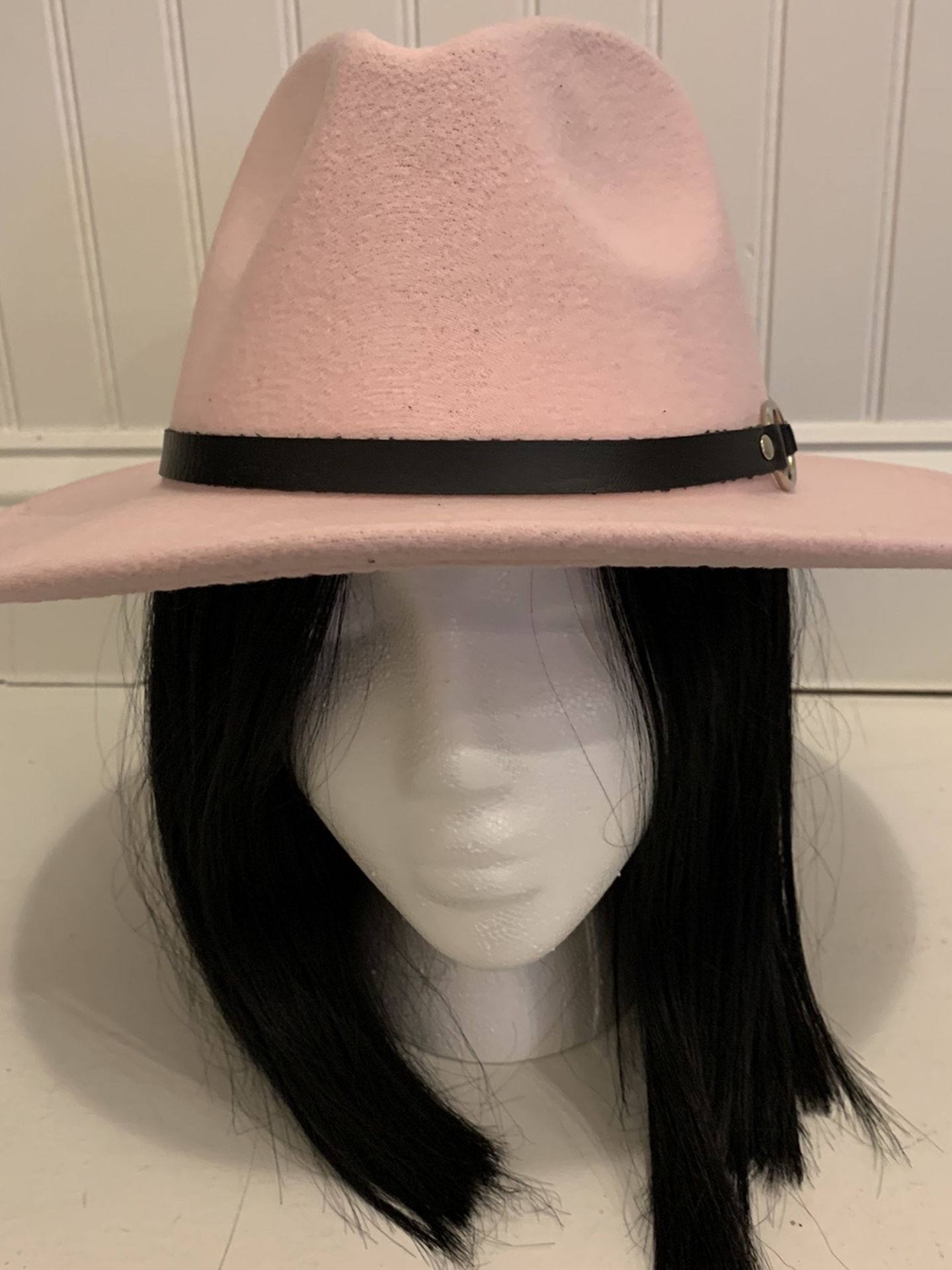 Iced Pink Fedora Hat