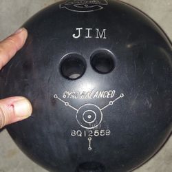 Bowling  Ball With  Nice Vintage Case