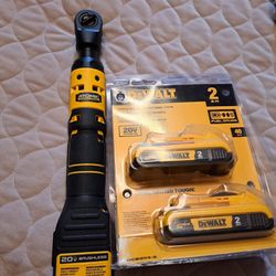 Dewalt  20v Ratchet  With Batteries 