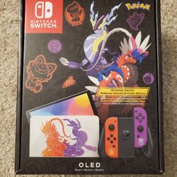 Nintendo Switch Pokemon Scarlet & Violet Edition OLED