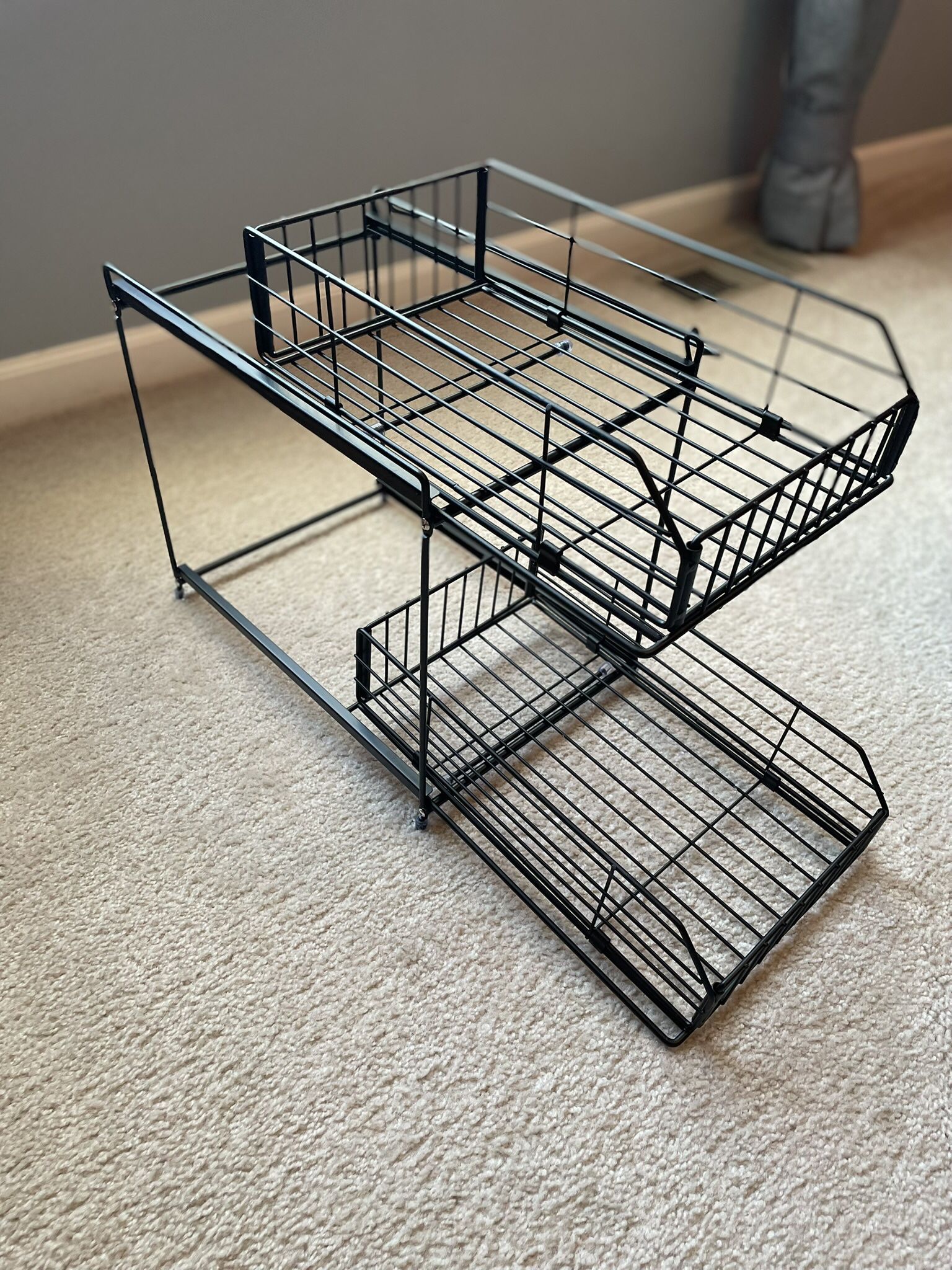 2-Tier Metal Storage Organizer