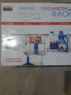 New Chrome Organizing Rack