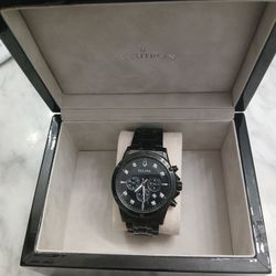 Men's Bulova Watch Chronograph With Diamonds They Are Real Works Beautiful