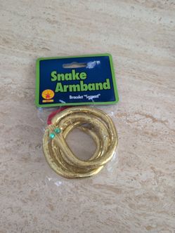 Snake Armband Halloween Costume Accessory by Rubie's #687, Brand New