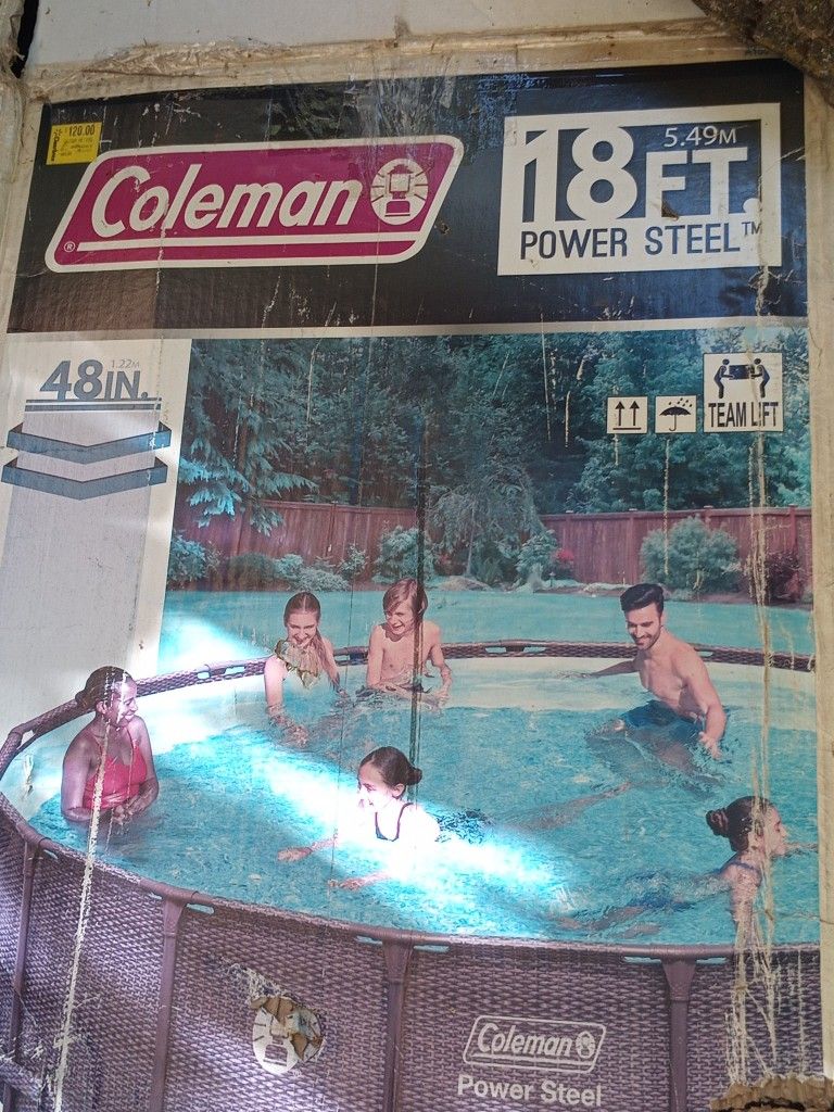 Coleman 18ft Power Steel 48in Pool