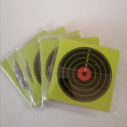14cm X 14cm Target Paper Card For Target Shooting (20pcs)