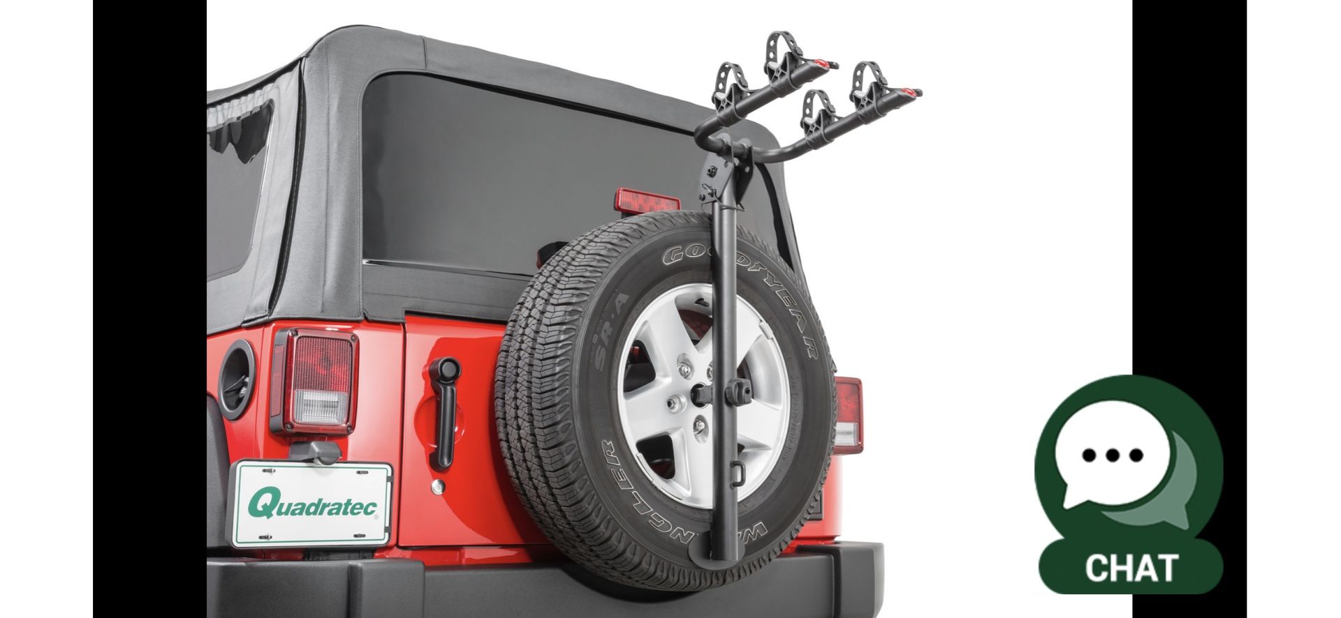 Quadratec Spare Wheel Mounting Bike Rack-PRICE CUT