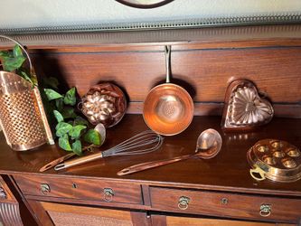 8 piece copper kitchen set