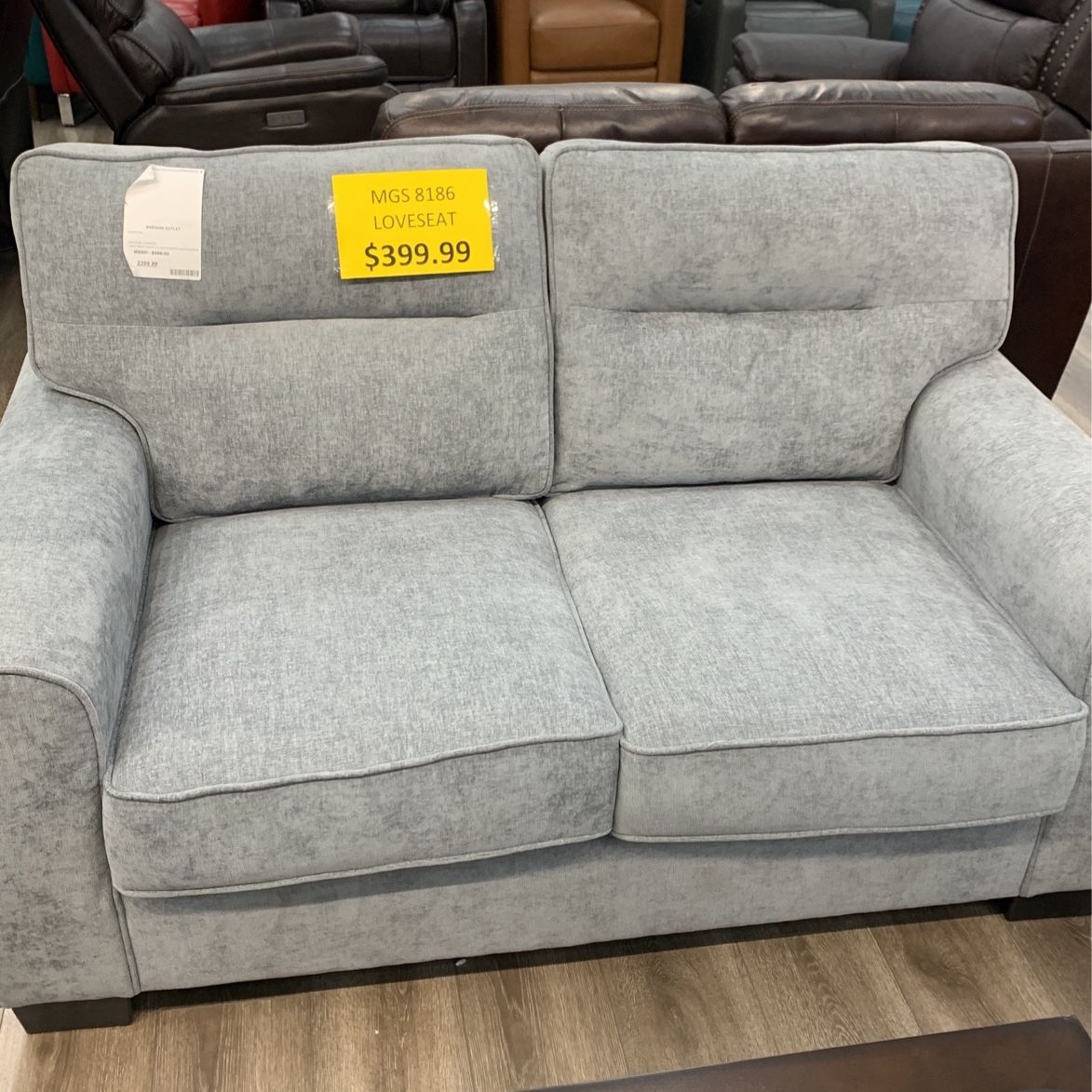 Light Gray Loveseat 