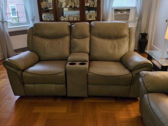 Ross Reclining Loveseat - Faux Leather