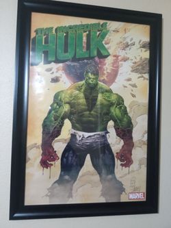 The Incredible Hulk Marvel Poster 2011 Original 24x36 Rare