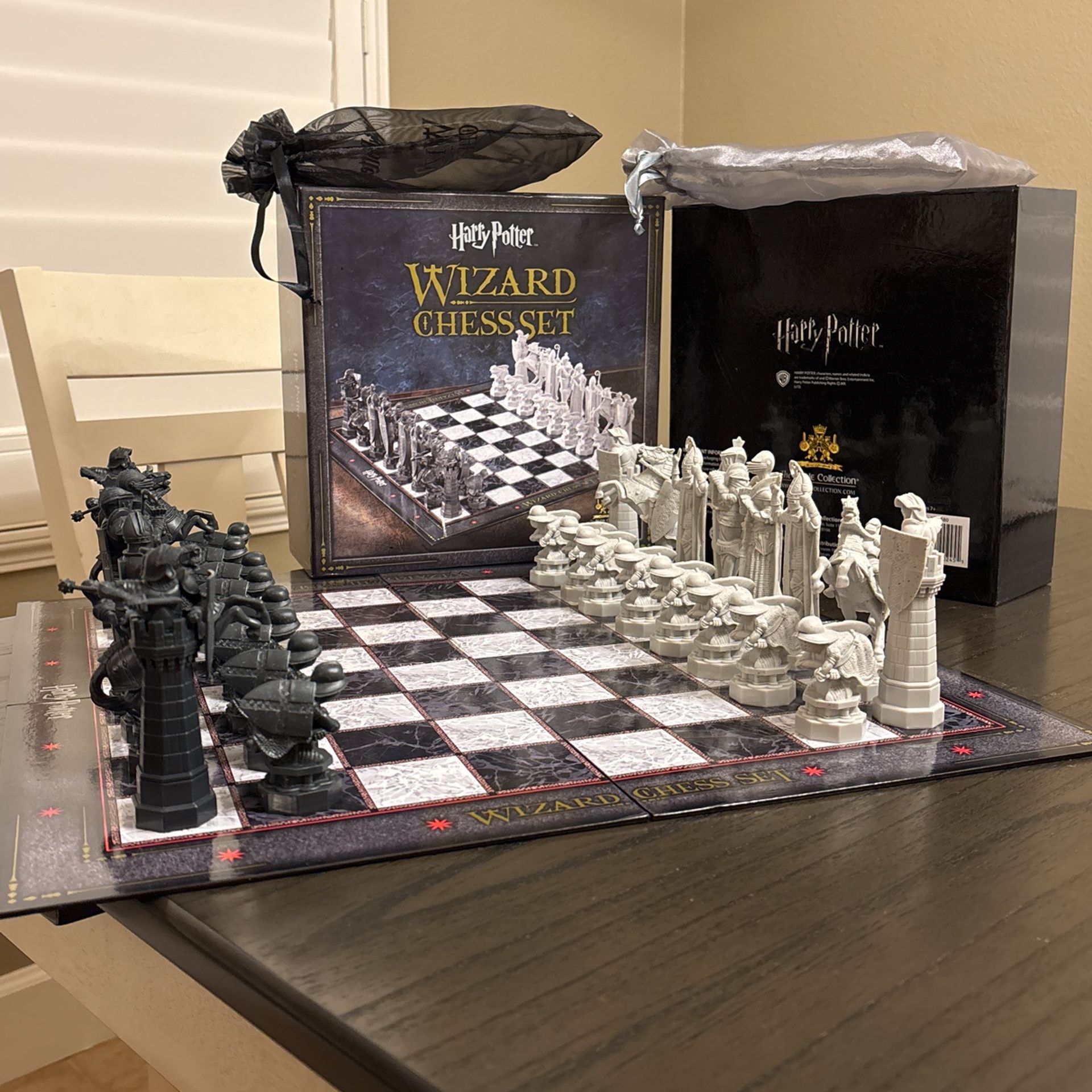 Harry Potter Wizard Chess Set. The Noble Collection