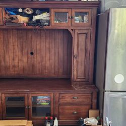 50 Inch TV Opening Real Heavy Wood And Beautiful Craftmanshio
