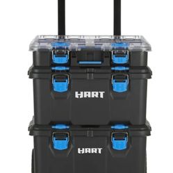 HART Stack System, Mobile Tool Storage and Organization, Black & Blue